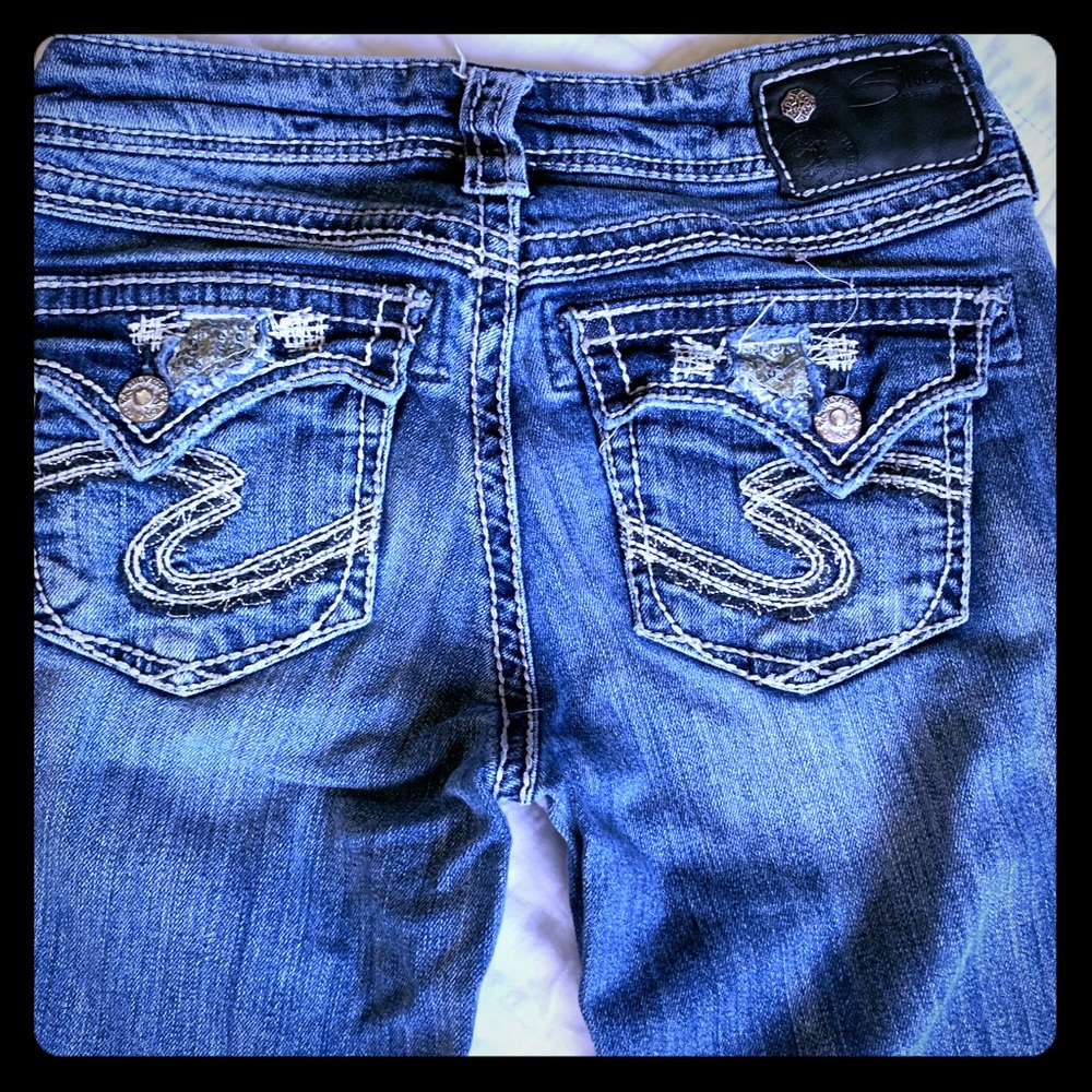 Silver SUKI Jeans